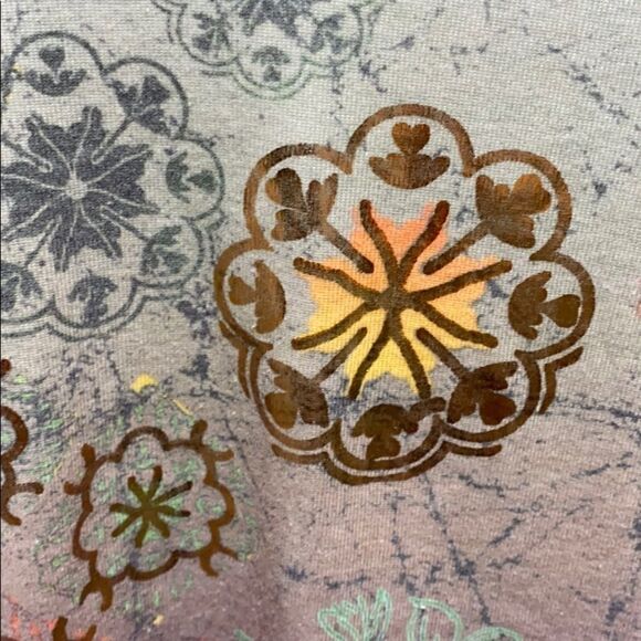 Christopher & Banks 3/4Sleeve Crew Neck Floral Top - Picture 3 of 6